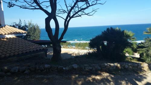 a view of the ocean from a house at Blunda Holiday Home in Castellammare del Golfo