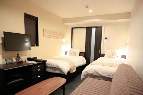Letto o letti in una camera di Gion HANNA STAY