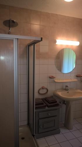 B&B Le Nid Doux (Vresse-Sur-Semois/Chairière)にあるバスルーム