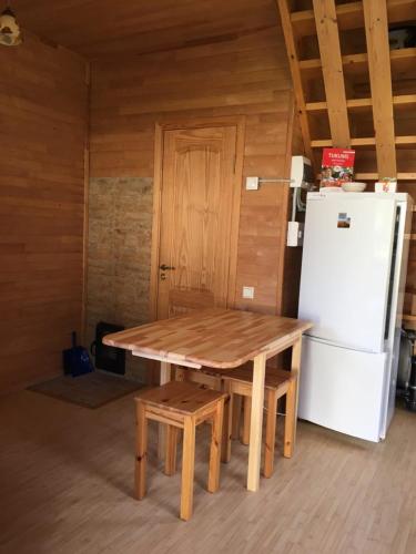 Melluzi chaletにあるキッチンまたは簡易キッチン