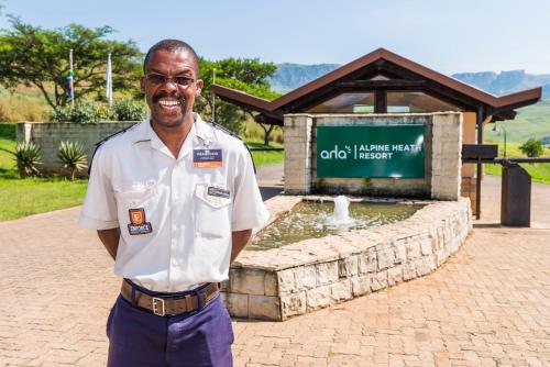 Landskap semula jadi dekat dengan resort