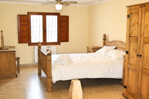 Voodi või voodid majutusasutuse Casa Solariega toas