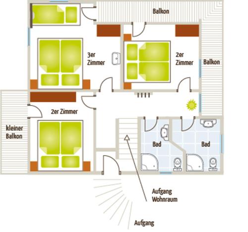 a floor plan of a house at Ferienhaus Tirol im Ötztal in Umhausen