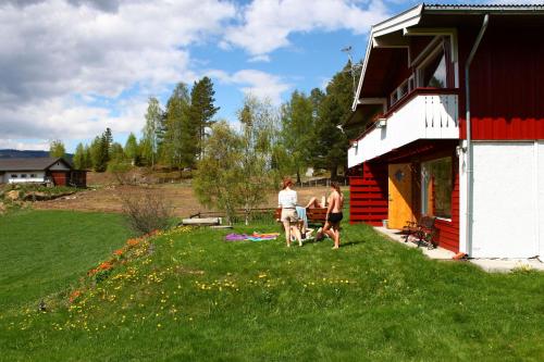 Un jardín fuera de Åsgardane Gjestegard