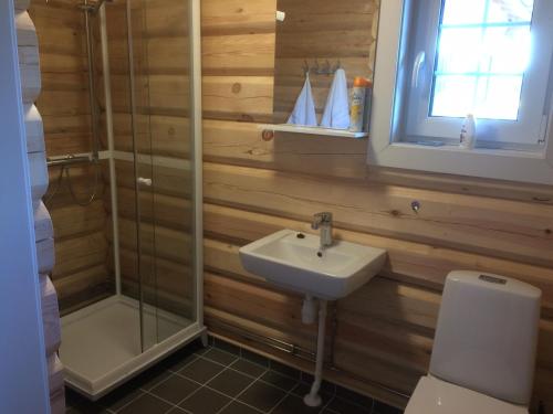 Kúpeľňa v ubytovaní Grana Bryggeri