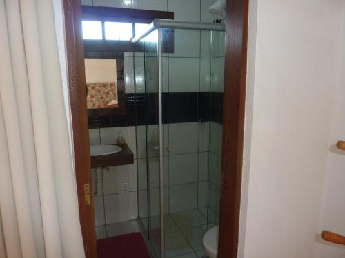 Koupelna v ubytování Pousada Casa Amarela