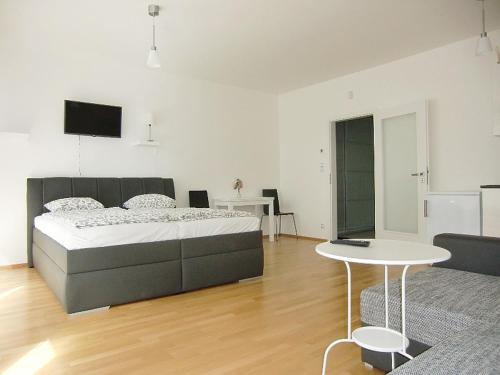 Postel nebo postele na pokoji v ubytování Apartment David Garden Towers