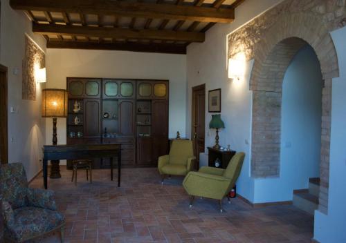 Χώρος καθιστικού στο Villa Licinia