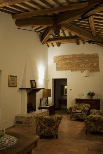 Χώρος καθιστικού στο Villa Licinia