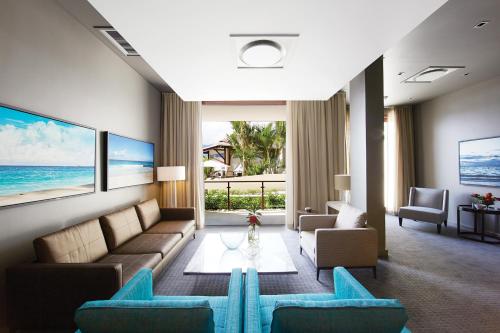 Posezení v ubytování Eden Bleu Hotel