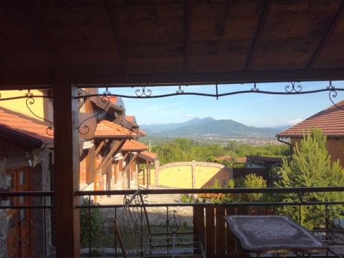 a view from the balcony of a house at Seosko turističko domacinstvo Imunsan in Niš