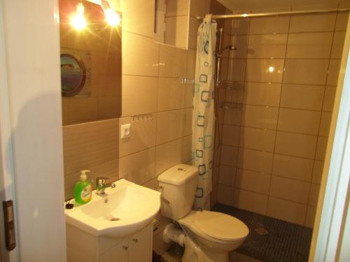 Phòng tắm tại Agroturystyka Skrzypczyk