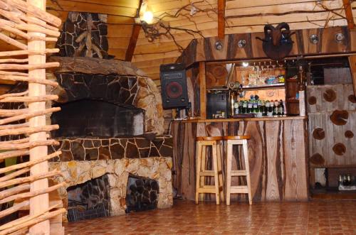 Lounge nebo bar v ubytování Zarinok