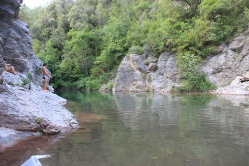Un paisaje natural cerca of the country house