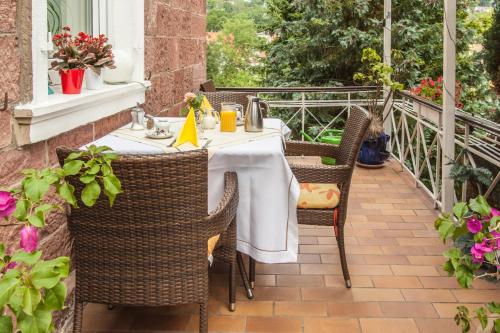 Balkón nebo terasa v ubytování Villa Amber