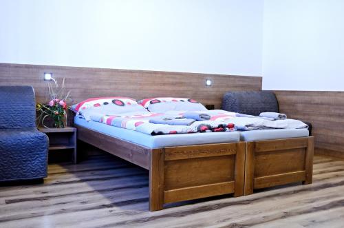 Postel nebo postele na pokoji v ubytování Penzion Prefila