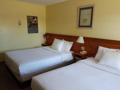 Ένα ή περισσότερα κρεβάτια σε δωμάτιο στο Westport Station Motel