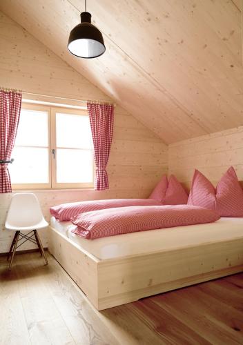 CASALPIN Chaletsにあるベッド