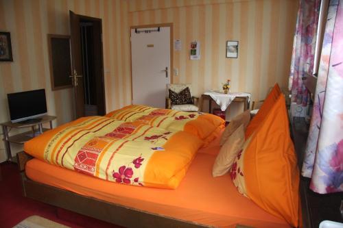 Jägerhof Kropfmühleにあるベッド