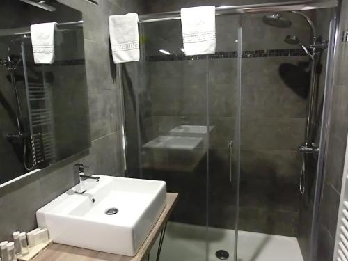 Ein Badezimmer in der Unterkunft Hotel Sur Le Quai