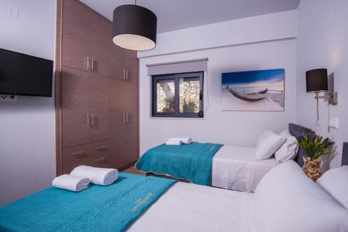 Katil atau katil-katil dalam bilik di Spacious Maistrali Villa, private pool & garden