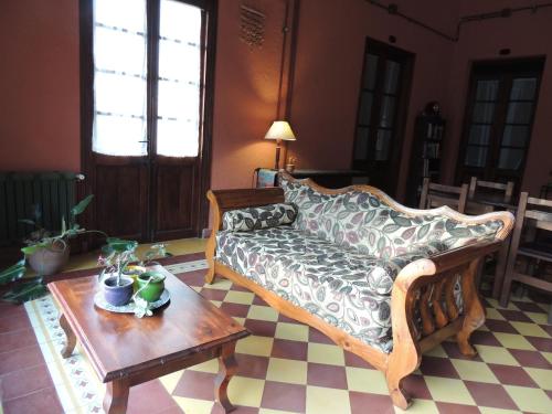 Hostal Las Golondrinasにあるベッド