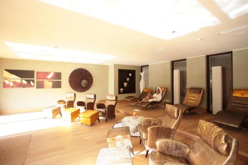 Un lugar para sentarse en Hotel Fanes
