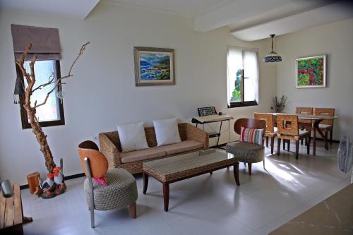 Seating area sa La View Homestay