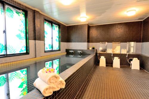 Koupelna v ubytování Grand Park Hotel Panex Chiba