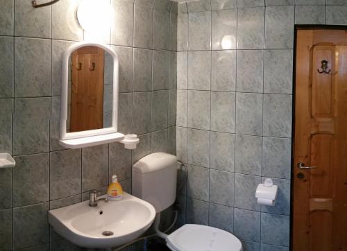 Ванна кімната в Pensiunea Stefanescu
