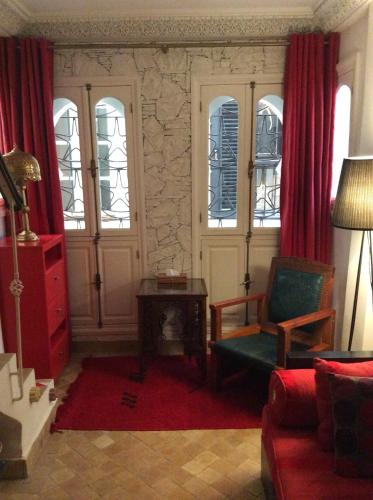 Coin salon dans l'établissement Dar Sultan