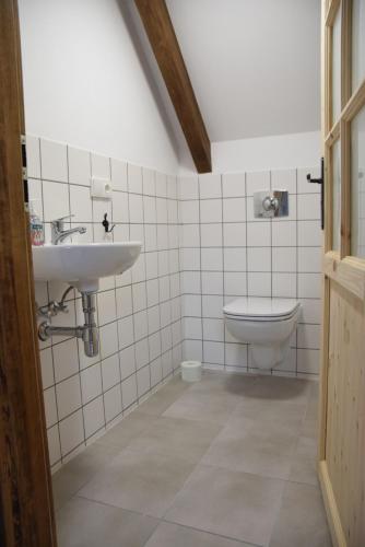 Koupelna v ubytování Apartmány Kojákovice - Třeboň