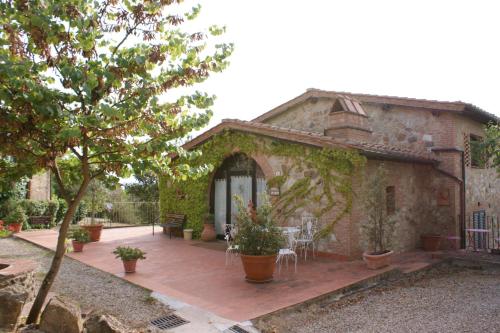 Un jardín fuera de Casa Lucia in Chianti