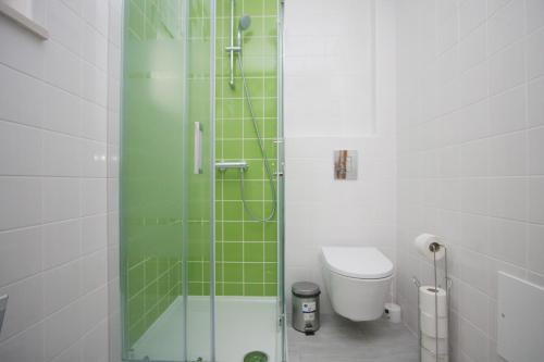 Ett badrum på Green Door