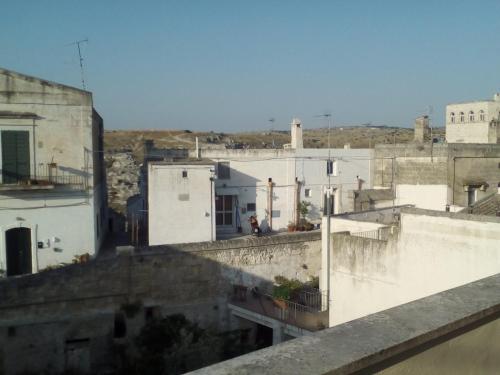 a view from the roof of a building at Sister's love in Matera