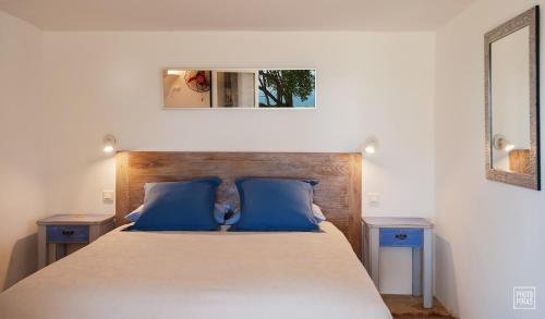 Кровать или кровати в номере Chambres d'Hôtes Littariccia