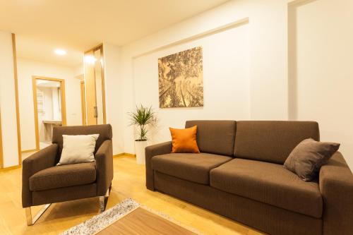 Χώρος καθιστικού στο Vila Borova Zlatibor Apartments