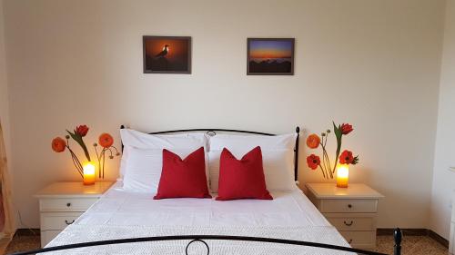 Postel nebo postele na pokoji v ubytování Casa Migliaccio