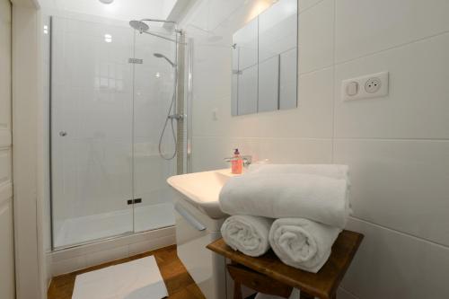 Phòng tắm tại Les Appartements Saint Nicolas