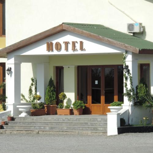 Das Gebäude in dem sich das Hotel befindet