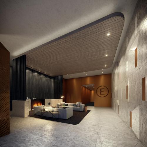 The Eminence Apartments by CLLIXにあるシーティングエリア