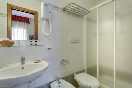 Koupelna v ubytování Hotel Silla