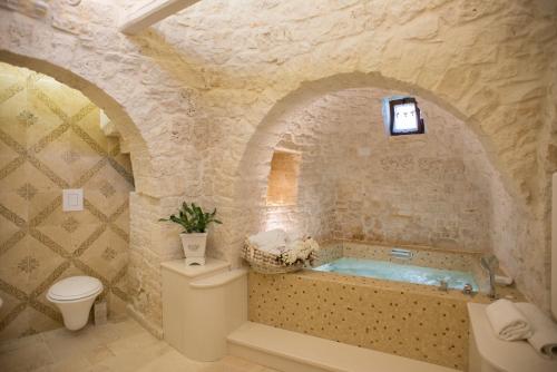 Koupelna v ubytování Romantic Trulli