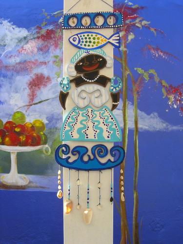 a cake in the shape of a bear on a table at Pousada Via Brasil in Morro de São Paulo