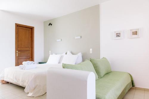 Ένα ή περισσότερα κρεβάτια σε δωμάτιο στο Apartments Balaska 