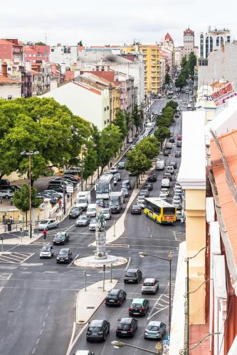 Linna Lissabon üldine vaade või majutusasutusest Empire Lisbon Hotel pildistatud vaade