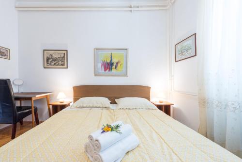 Postel nebo postele na pokoji v ubytování K&L central apartments