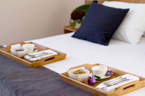 Cama o camas de una habitación en Open Hotel