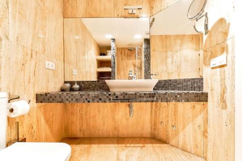 Koupelna v ubytování Apartamento Altamira