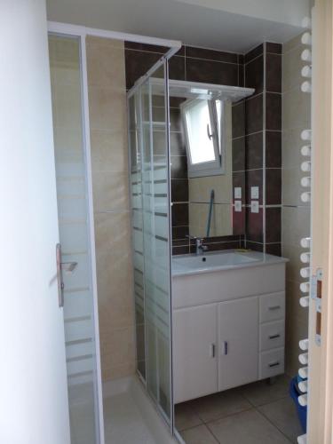 Koupelna v ubytování Appartement L'Orel